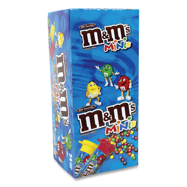 M & M's® Milk Chocolate Mini Tubes, 1.08 oz, 24 Tubes/Box, Ships in 1-3 Business Days (GRR20900061)