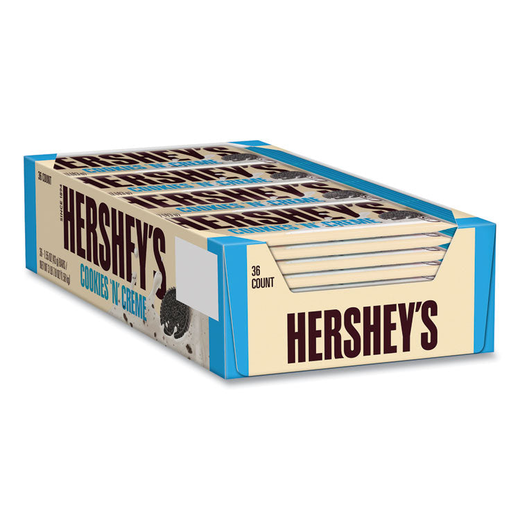 Hershey®'s Cookies 'n' Creme Candy Bar, 1.55 oz Bar, 36 Bars/Carton, Ships in 1-3 Business Days (GRR20900965) Case of 36