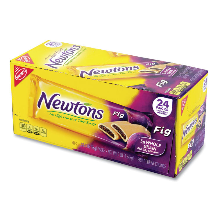 Nabisco® Fig Newtons, 2 oz Pack, 2 Cookies/Pack 24 Packs/Box, Ships in 1-3 Business Days (GRR22000462) Case of 24