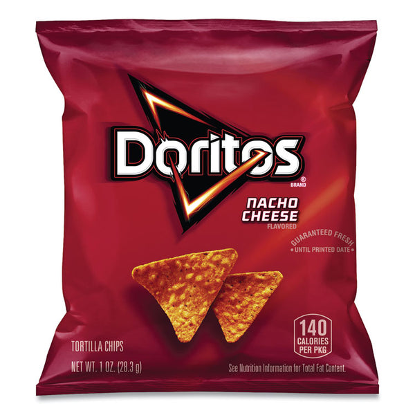 Doritos® Nacho Cheese Tortilla Chips, 1 oz Snack Bag, 50/Carton, Ships in 1-3 Business Days (GRR22000475)