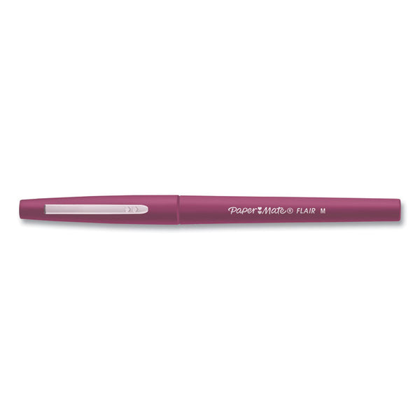 Paper Mate® Flair Felt Tip Porous Point Pen, Stick, Medium 0.7 mm, Assorted Ink and Barrel Colors, 6/Pack (PAP1927997)