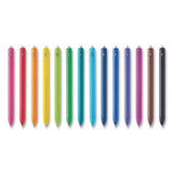 Papermate InkJoy Gel Pen, Retractable, Fine 0.5 mm, Assorted Ink and Barrel Colors, 14/Pack (PAP1988991) Pack of 14