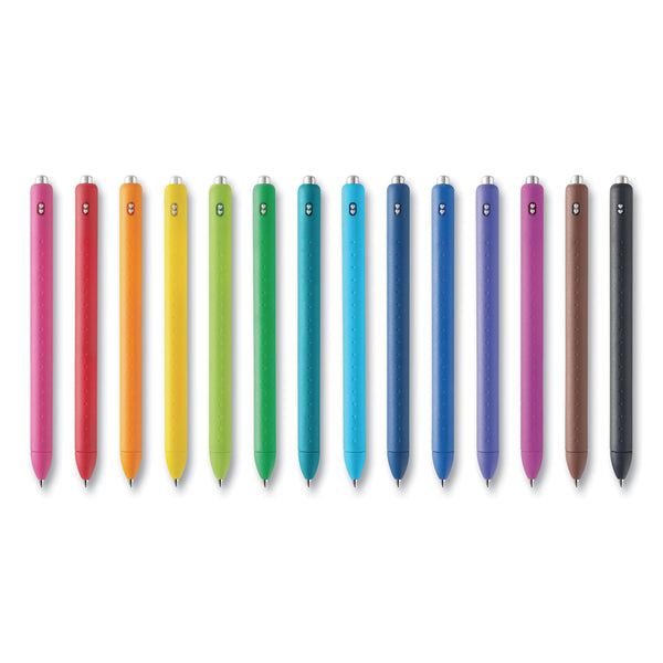 Papermate InkJoy Gel Pen, Retractable, Fine 0.5 mm, Assorted Ink and Barrel Colors, 14/Pack (PAP1988991) Pack of 14