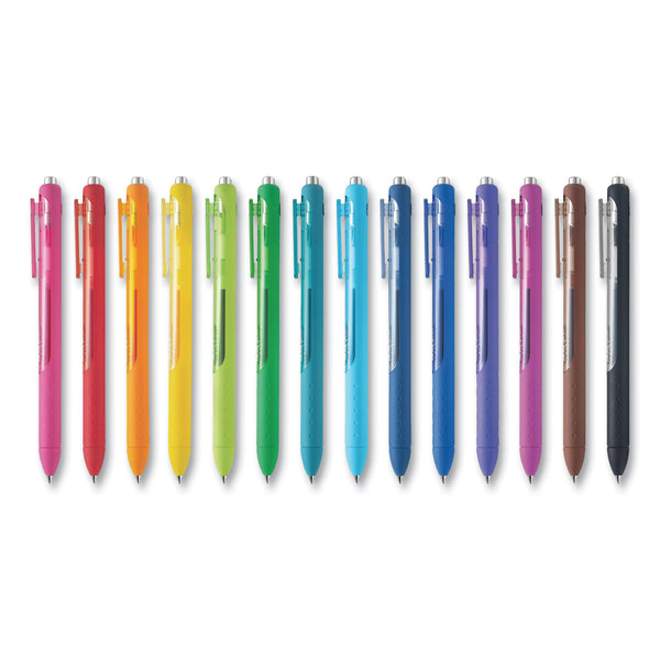 Papermate InkJoy Gel Pen, Retractable, Fine 0.5 mm, Assorted Ink and Barrel Colors, 14/Pack (PAP1988991) Pack of 14
