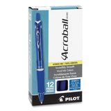 Pilot Acroball Pen, .1mm, Retractable, Blue Barrel/Ink (PIL31811) Each