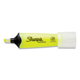 Sharpie® Clearview Tank-Style Highlighter, Yellow Ink, Chisel Tip, Yellow/Black/Clear Barrel, 3/Pack (SAN1904613) Pack of 3