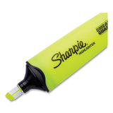 Sharpie® Clearview Tank-Style Highlighter, Yellow Ink, Chisel Tip, Yellow/Black/Clear Barrel, 3/Pack (SAN1904613) Pack of 3