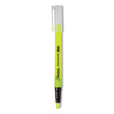 Sharpie® Clearview Pen-Style Highlighter, Fluorescent Yellow Ink, Chisel Tip, Yellow/Black/Clear Barrel, 3/Pack (SAN1950745) Pack of 4