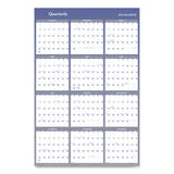 AT-A-GLANCE® Vertical/Horizontal Erasable Quarterly/Monthly Wall Planner, 32 x 48, 12-Month (Jan to Dec): 2024 (AAGA1152)