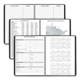 AT-A-GLANCE® Weekly Appointment Book, 11 x 8.25, Black Cover, 14-Month (July to Aug): 2023 to 2024 (AAG7095705)