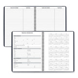 AT-A-GLANCE® Weekly Appointment Book, 11 x 8.25, Navy Cover, 13-Month (Jan to Jan): 2024 to 2025 (AAG7095020)