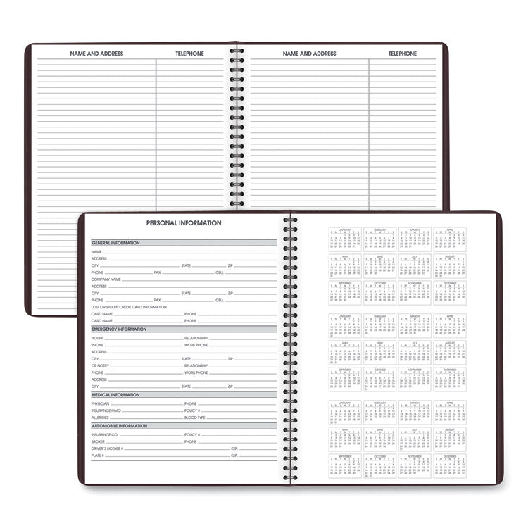 AT-A-GLANCE® Weekly Appointment Book, 11 x 8.25, Winestone Cover, 13-Month (Jan to Jan): 2024 to 2025 (AAG7095050)