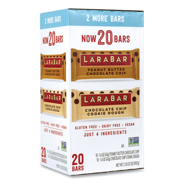 Larabar™ The Original Fruit and Nut Food Bar, Assorted Flavors, 1.6 oz Bar, 20 Bars/Box, Ships in 1-3 Business Days (GRR22000447) Case of 20