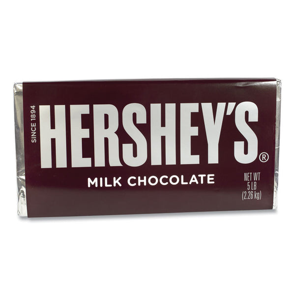 Hershey®'s Milk Chocolate Bar, 5 lb Bar, Ships in 1-3 Business Days (GRR24600015) Each