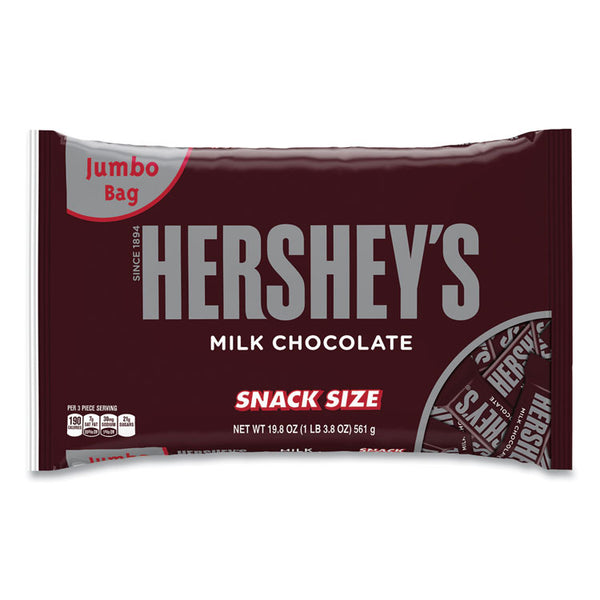 Hershey®'s Snack Size Bars, Milk Chocolate, 19.8 oz Bag, Ships in 1-3 Business Days (GRR24600010) Each