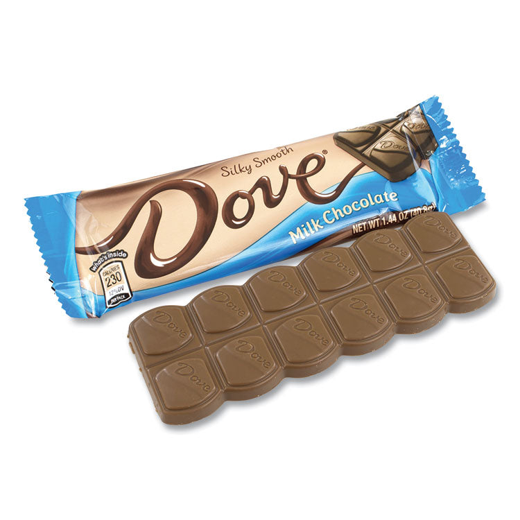 Dove® Chocolate Milk Chocolate Bars, 1.44 oz, 18 Bars/Carton, Ships in 1-3 Business Days (GRR20900468) Case of 18