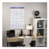 AT-A-GLANCE® Monthly Wall Calendar with Ruled Daily Blocks, 20 x 30, White Sheets, 12-Month (Jan to Dec): 2024 (AAGPM428)