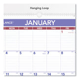 AT-A-GLANCE® Monthly Wall Calendar with Ruled Daily Blocks, 15.5 x 22.75, White Sheets, 12-Month (Jan to Dec): 2024 (AAGPM328)