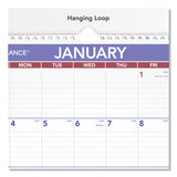 AT-A-GLANCE® Monthly Wall Calendar with Ruled Daily Blocks, 12 x 17, White Sheets, 12-Month (Jan to Dec): 2024 (AAGPM228)