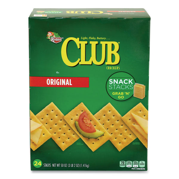 Keebler® Original Club Crackers Snack Stacks, 50 oz Box, Ships in 1-3 Business Days (GRR90000124)