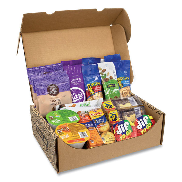 Snack Box Pros On The Go Snack Box, 27 Assorted Snacks/Box, Ships in 1-3 Business Days (GRR700S0009) Each