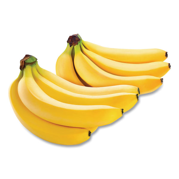 National Brand Fresh Organic Bananas, 6 lbs, 2 Bundles/Carton, Ships in 1-3 Business Days (GRR90000107)