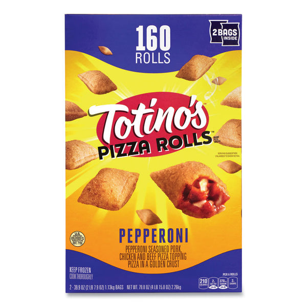 Totino’s® Pizza Rolls® Pepperoni Pizza Rolls, 39.9 oz Bag, 80 Rolls/Bag, 2 Bags/Carton, Ships in 1-3 Business Days (GRR90300034)