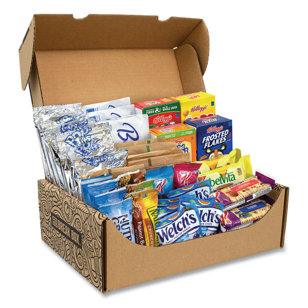 Snack Box Pros Breakfast Snack Box, 41 Assorted Snacks/Box, Ships in 1-3 Business Days (GRR700S0002) Each