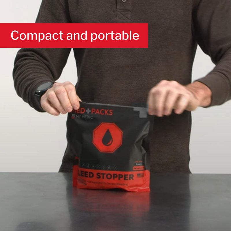 My Medic™ MED PACKS Bleed Stopper First Aid Kit Plastic Pouch (1207741_EA) 1/EA