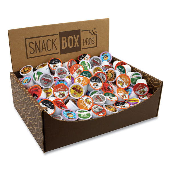 Snack Box Pros Large K-Cup Assortment, 84/Box, Ships in 1-3 Business Days (GRR70000034)