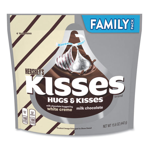 Hershey®'s KISSES and HUGS Family Pack Assortment, 15.6 oz Bag, 3 Bags/Pack, Ships in 1-3 Business Days (GRR24600405) Each