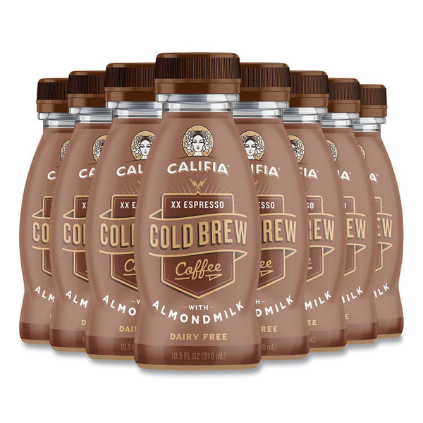 CALIFIA FARMS® Cold Brew Coffee with Almond Milk, 10.5 oz Bottle, XX Expresso, 8/Pack, Ships in 1-3 Business Days (GRR90200447)
