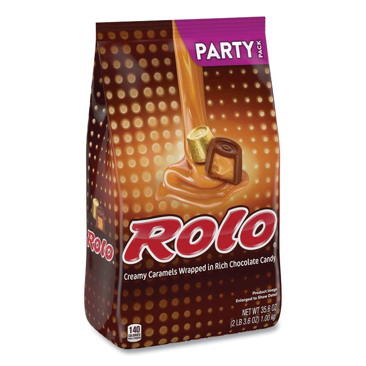 ROLO® Party Pack Creamy Caramels Wrapped in Rich Chocolate Candy, 35.6 oz Bag, Ships in 1-3 Business Days (GRR24600406) Each