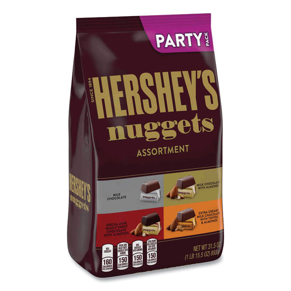 Hershey®'s Nuggets Party Pack, Assorted, 31.5 oz Bag, Ships in 1-3 Business Days (GRR24600411) Each