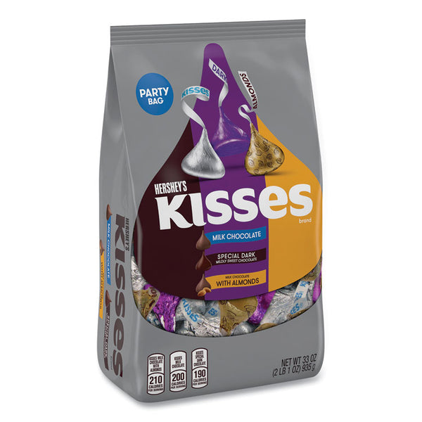 Hershey®'s KISSES Party Bag Assortment, 33 oz Bag, Ships in 1-3 Business Days (GRR24600285) Each