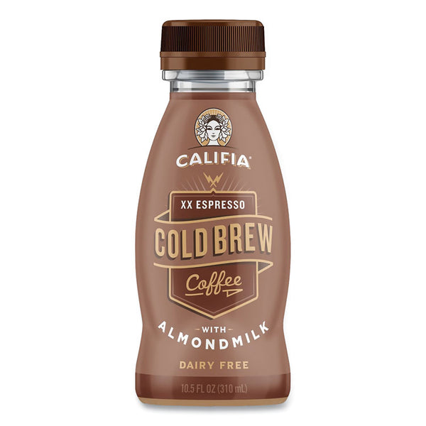CALIFIA FARMS® Cold Brew Coffee with Almond Milk, 10.5 oz Bottle, XX Expresso, 8/Pack, Ships in 1-3 Business Days (GRR90200447)