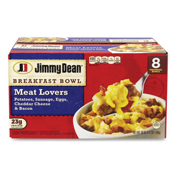 Jimmy Dean® Breakfast Bowl Meat Lovers, 7 oz, 8/Carton, Ships in 1-3 Business Days (GRR90300029)