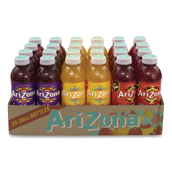 Arizona® Juice Variety Pack, Fruit Punch/Mucho Mango/Watermelon, 20 oz Bottle, 24/Carton, Ships in 1-3 Business Days (GRR90000104)
