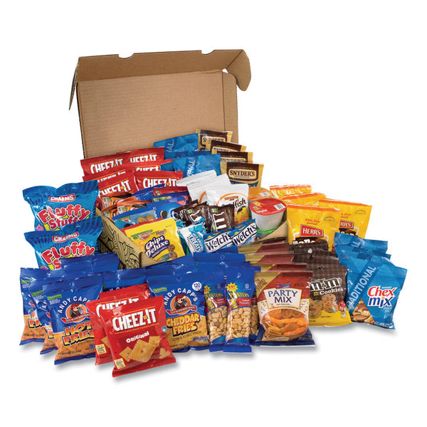 Snack Box Pros Big Party Snack Box, 75 Assorted Snacks/Box,  Ships in 1-3 Business Days (GRR700S0026) Each