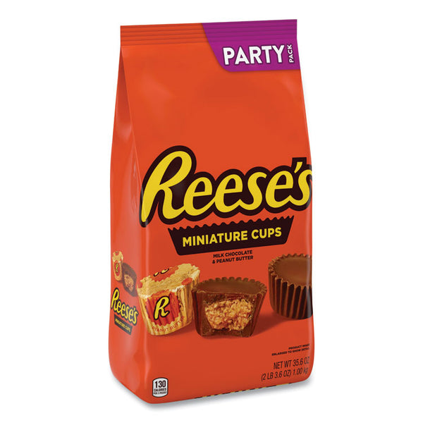 Reese's® Peanut Butter Cups Miniatures Party Pack, Milk Chocolate, 35.6 oz Bag, Ships in 1-3 Business Days (GRR24600412)