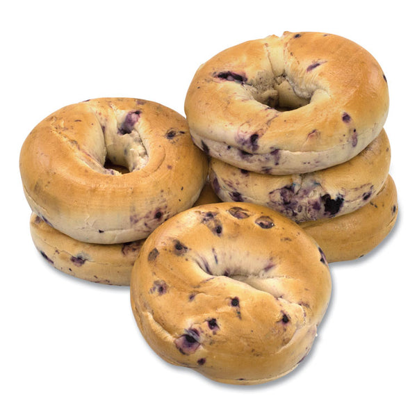 National Brand Fresh Blueberry Bagels, 6/Pack, Ships in 1-3 Business Days (GRR90000007)