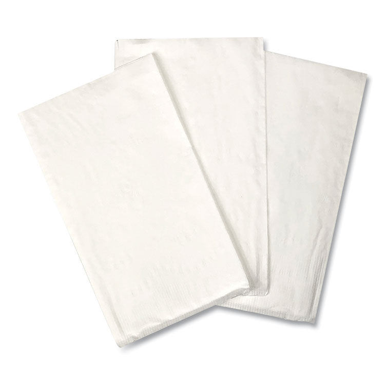 GEN Dinner Napkins, 2-Ply, 14.50"W x 16.50"D, White, 150/pack, 20 Packs/Carton (GEN15X17DINW)