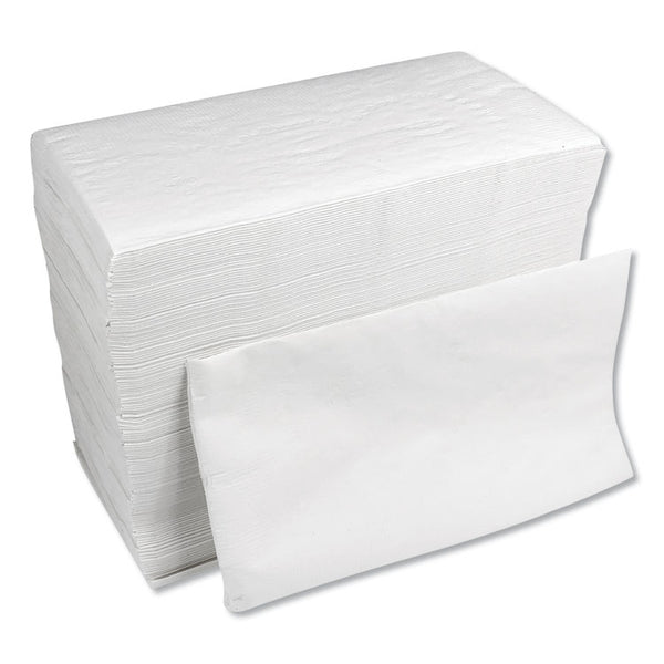 Boardwalk® 1/8-Fold Dinner Napkins, 2-Ply, 15 x 17, White, 300/Pack, 10 Packs/Carton (BWK8321W)