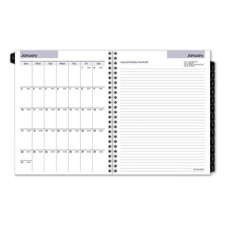 AT-A-GLANCE® DayMinder Executive Weekly/Monthly Refill, 8.75 x 7, White Sheets, 12-Month (Jan to Dec): 2025 (AAGG54550) Each