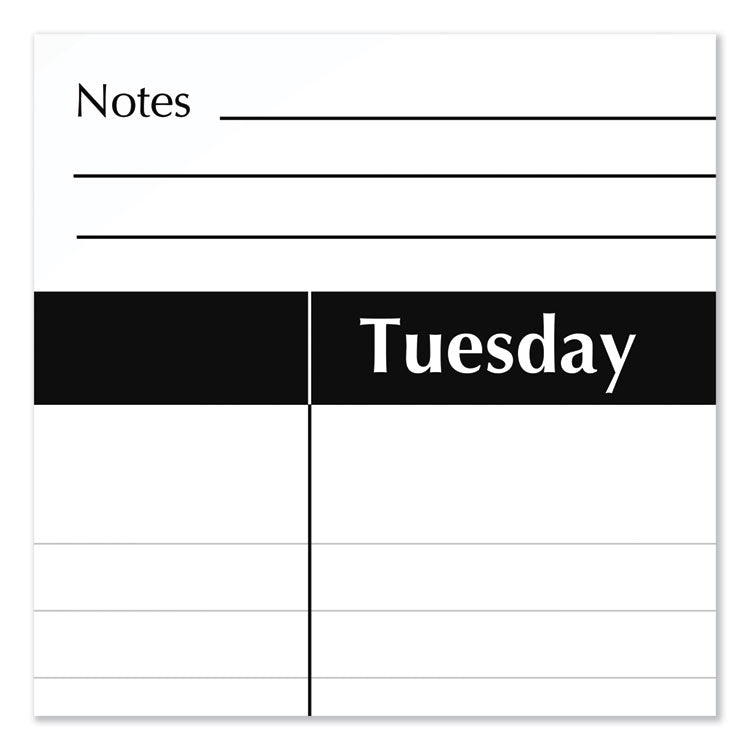 AT-A-GLANCE® Academic Year Ruled Desk Pad, 21.75 x 17, White Sheets, Black Binding, Black Corners, 16-Month (Sept to Dec): 2024 to 2025 (AAGSK241600)