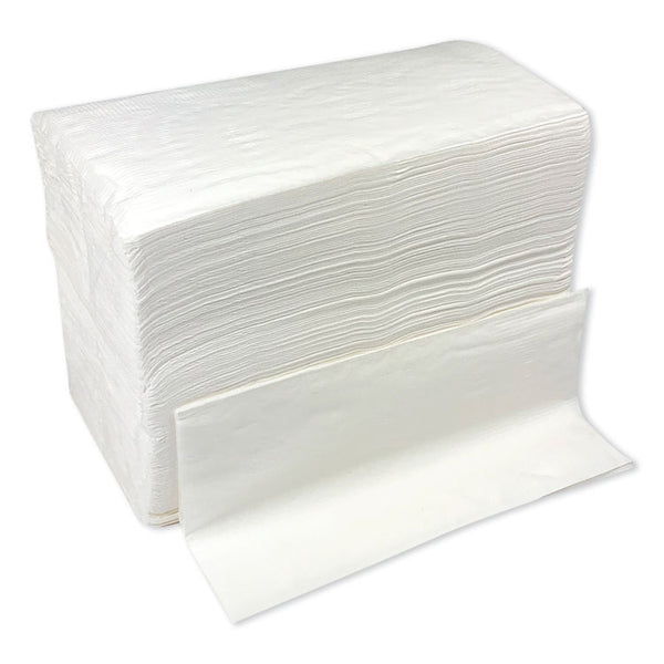 GEN Dinner Napkins, 2-Ply, 14.50"W x 16.50"D, White, 150/pack, 20 Packs/Carton (GEN15X17DINW)