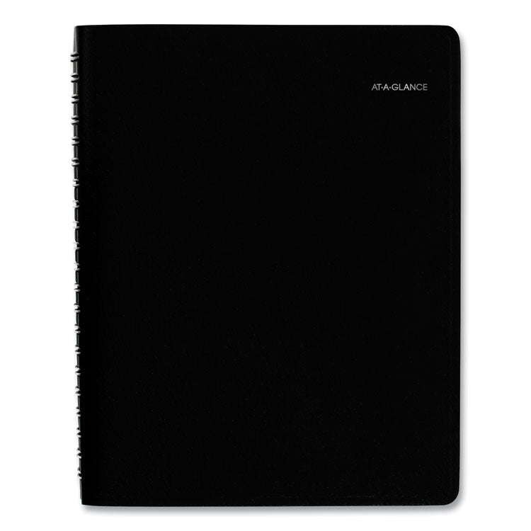AT-A-GLANCE® DayMinder Four-Person Group Daily Appointment Book, 11 x 8, Black Cover, 12-Month (Jan to Dec): 2024 (AAGG56000)