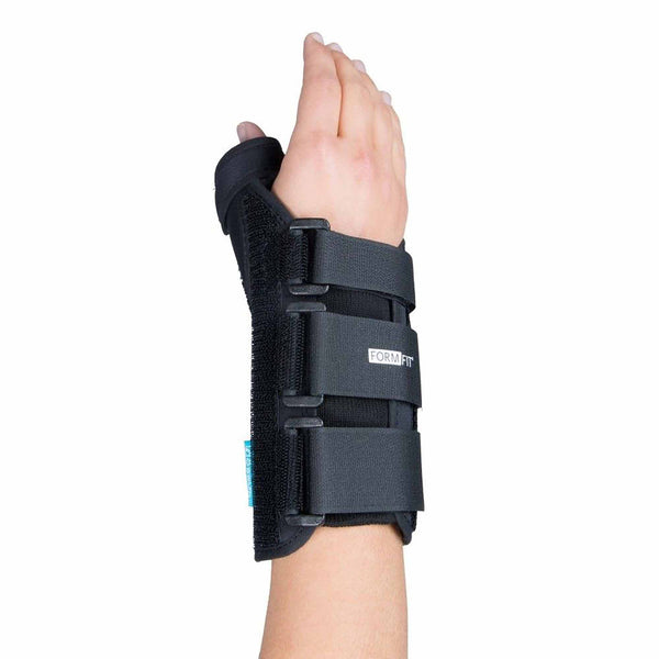 Ossur® Formfit® Thumb Spica Large D-Ring / Hook and Loop Strap Closure Right Hand Black (341422_EA) 1/EA