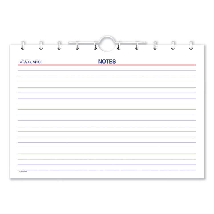 AT-A-GLANCE® Move-A-Page Three-Month Wall Calendar, 12 x 27, White/Red/Blue Sheets, 15-Month (Dec to Feb): 2023 to 2025 (AAGPMLF1128)