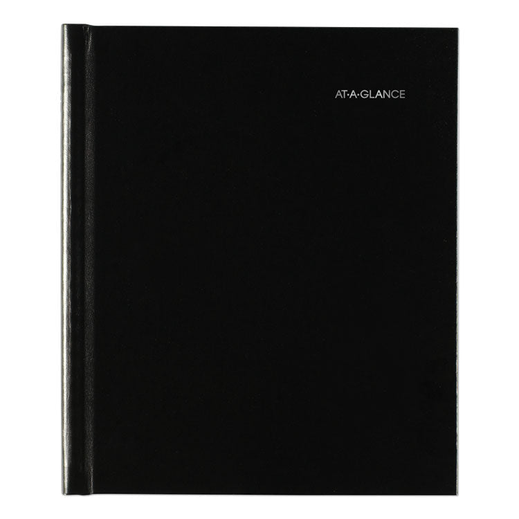 AT-A-GLANCE® DayMinder Hard-Cover Monthly Planner with Memo Section, 8.5 x 7, Black Cover, 12-Month (Jan to Dec): 2024 (AAGG400H00)